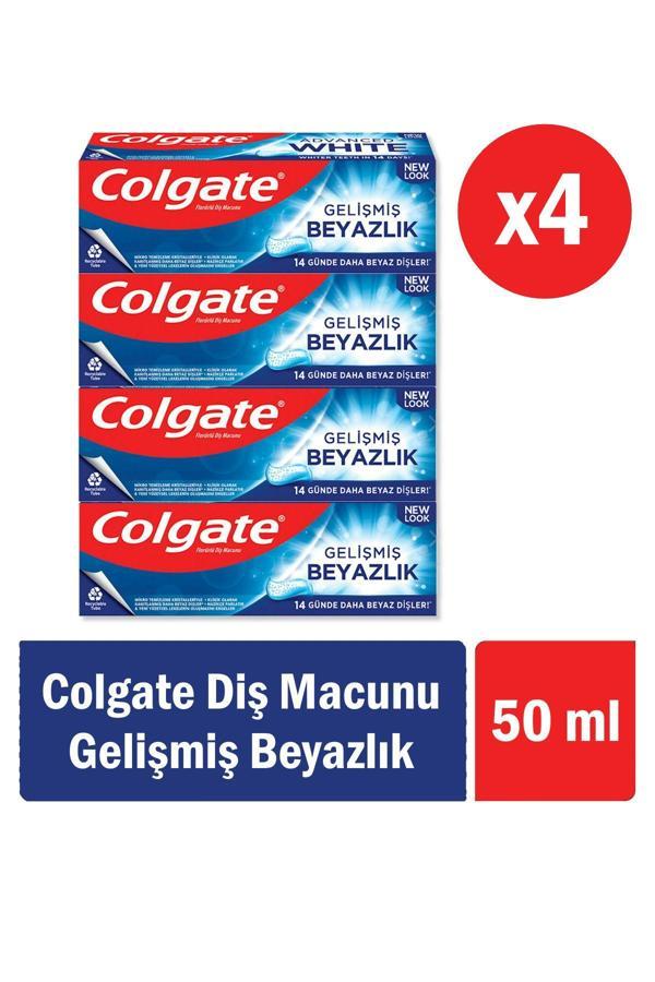 Colgate Gelişmiş Beyazlık Diş Macunu 50 Ml X 4 Adet - Image 1