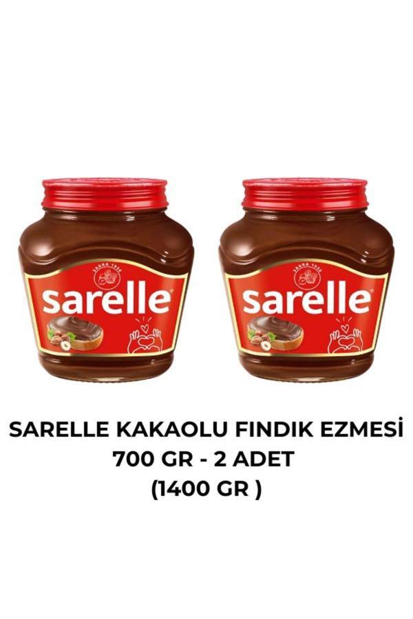 Sarelle Kakaolu Fındık Ezmesi 700 Gr(Cam)- 2 Adet - Image 1