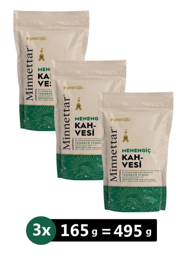 Şekeroğlu Menengiç Kahvesi 165Gr 3'Lü Avantajlı Paket (Minnettar) - Image 1