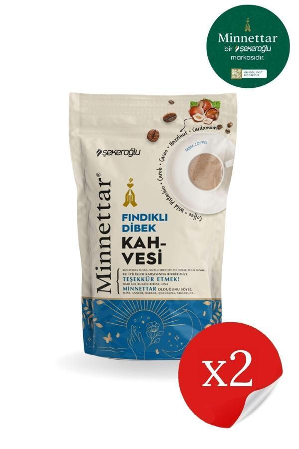 Şekeroğlu Minnettar Fındıklı Dibek Kahvesi 2 X 165 Gr ( 2 Paket ) - Image 1