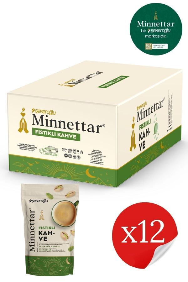 Şekeroğlu Minnettar Fıstıklı Kahve 12 X 165 Gr ( 12 Paket ) - Image 1