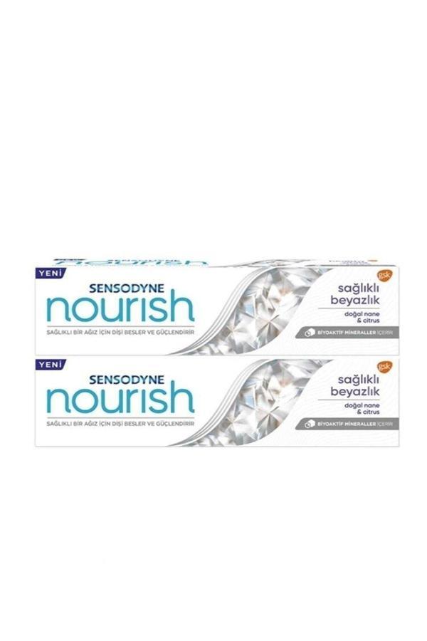 Sensodyne Nourish Sağlıklı Beyazlık Nane 50 Ml X2 Adet - Image 1