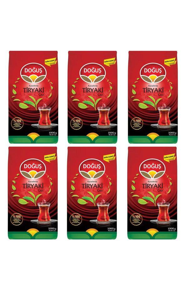 Doğuş Karadeniz Tiryaki Çay 1 Kg X 6 Adet - Image 1