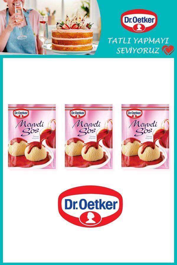 Dr. Oetker Meyveli Tatlı Sos 77 Gr X 3 Adet - Image 1