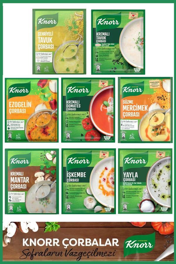 Knorr Hazır Çorba Seti 8'Li - Image 1