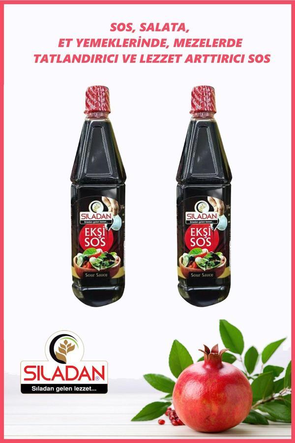 Sıladan Nar Ekşili Sos 1 Lt Pet X 2 Adet - Image 1