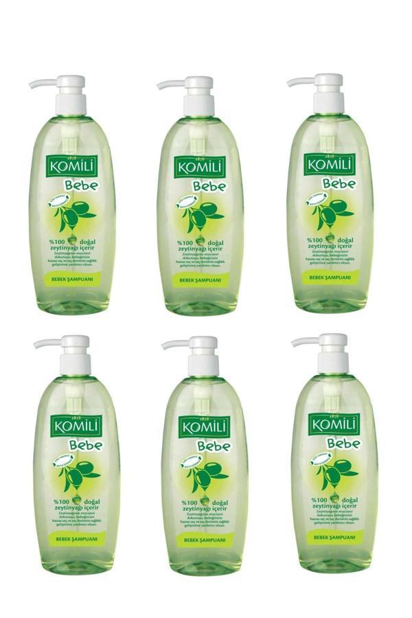 Komili Bebe Şampuan 750 Ml. Doğal Zeytinyağlı (6'Lı) - Image 1
