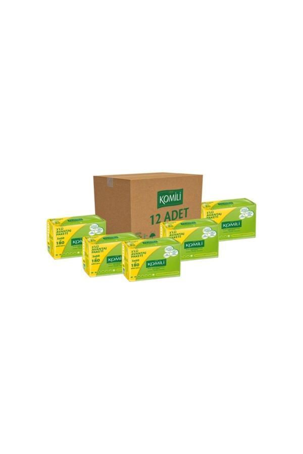Komili Islak Havlu 3 X 60'Lı 12 Adet 2160 Yaprak - Image 1