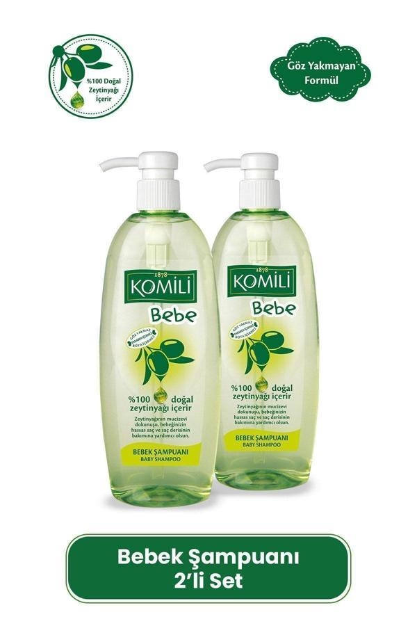 Komili Bebe Komili Göz Yakmayan Bebek Şampuanı 2'Li Set - 2 X 750 Ml - Image 1