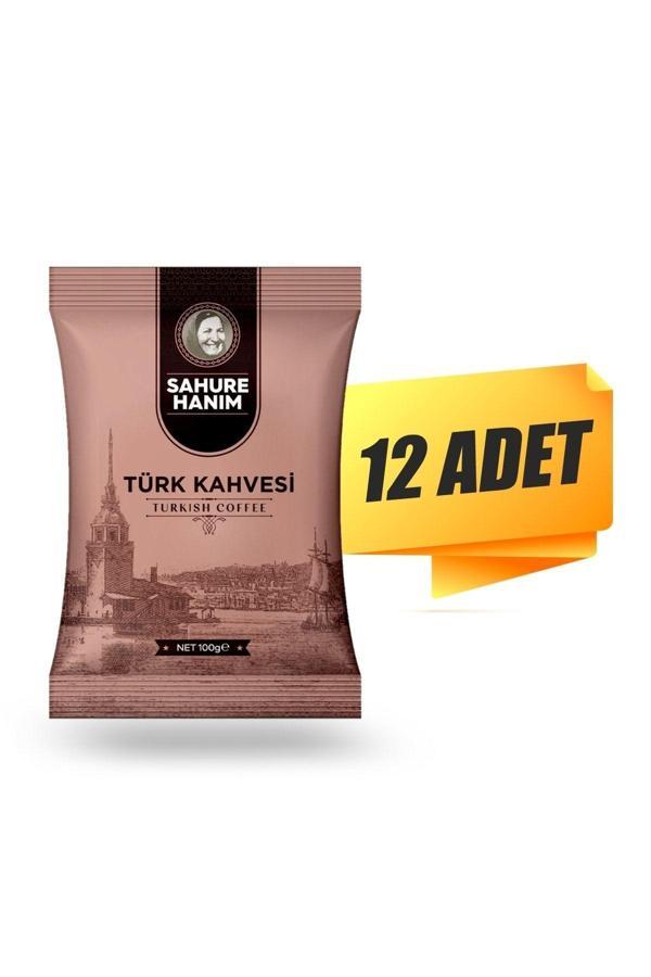 Tada Sahure Hanım Türk Kahvesi 100 G 12 Adet - Image 1