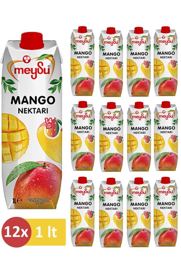 Meysu Mango Meyve Nektarı 1 Lt X 12 Adet - Image 1