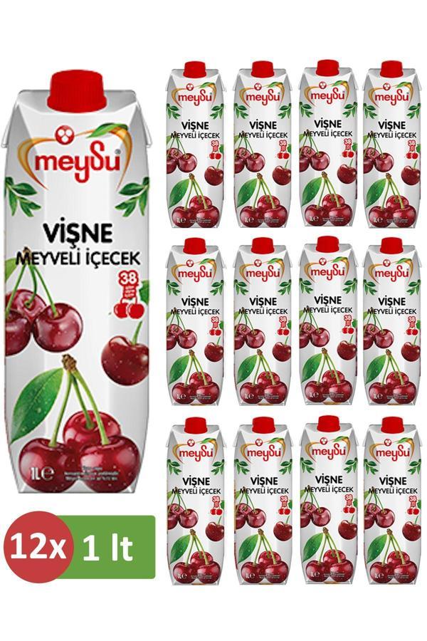 Meysu Vişne Meyveli Içecek 1 Lt X 12 Adet - Image 1