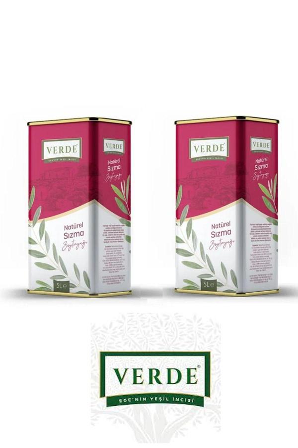 Verde Naturel Sızma Teneke Zeytinyağı 5 Lt X 2 Adet - Image 1