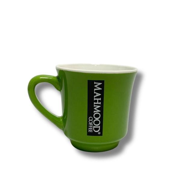 Mahmood Coffee Mottolu Porselen Kupa Yeşil 300 ml - Image 1