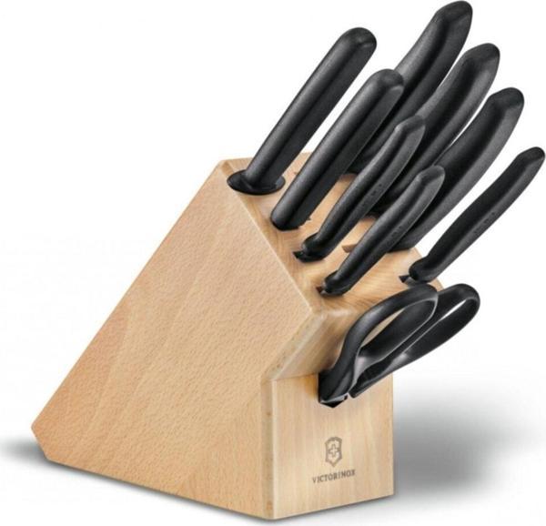 Victorinox Swıss Classıc 9 Parça Ahşap Korumalı Blok Set - Image 1