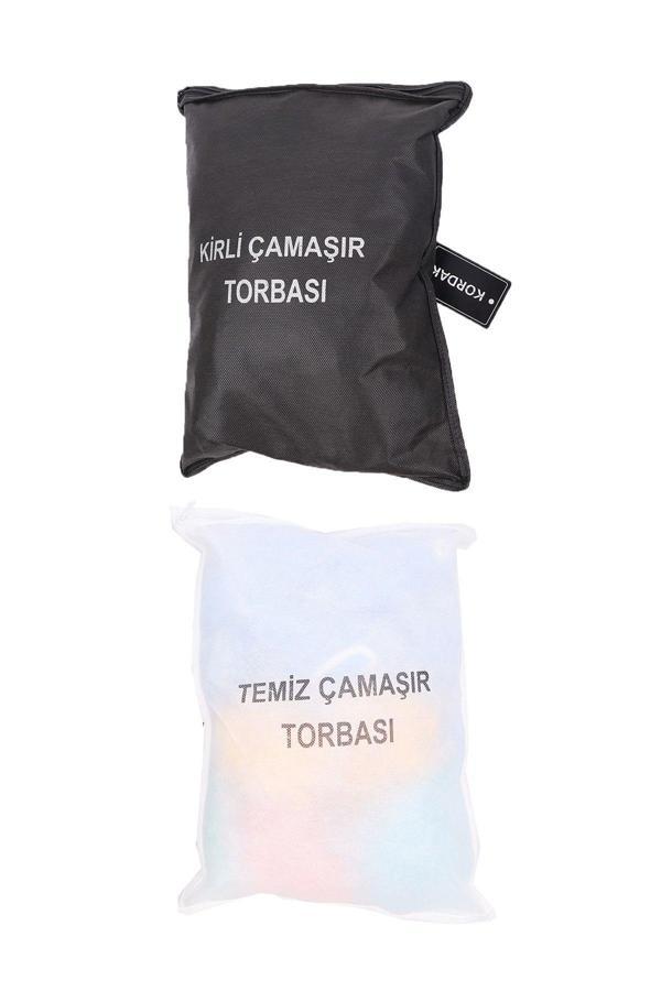 Kordak Temiz Ve Kirli Çamaşır Torbası - Çamaşır Torbası - Asker Malzemeleri - Image 1