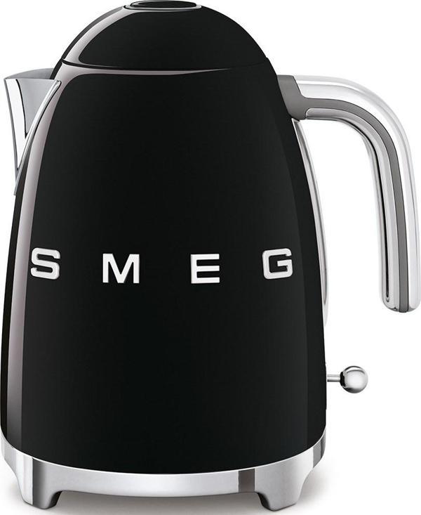Smeg KLF03BLEU Retro Siyah 2400 Watt 1.7 Litre Çelik Kettle - Image 1