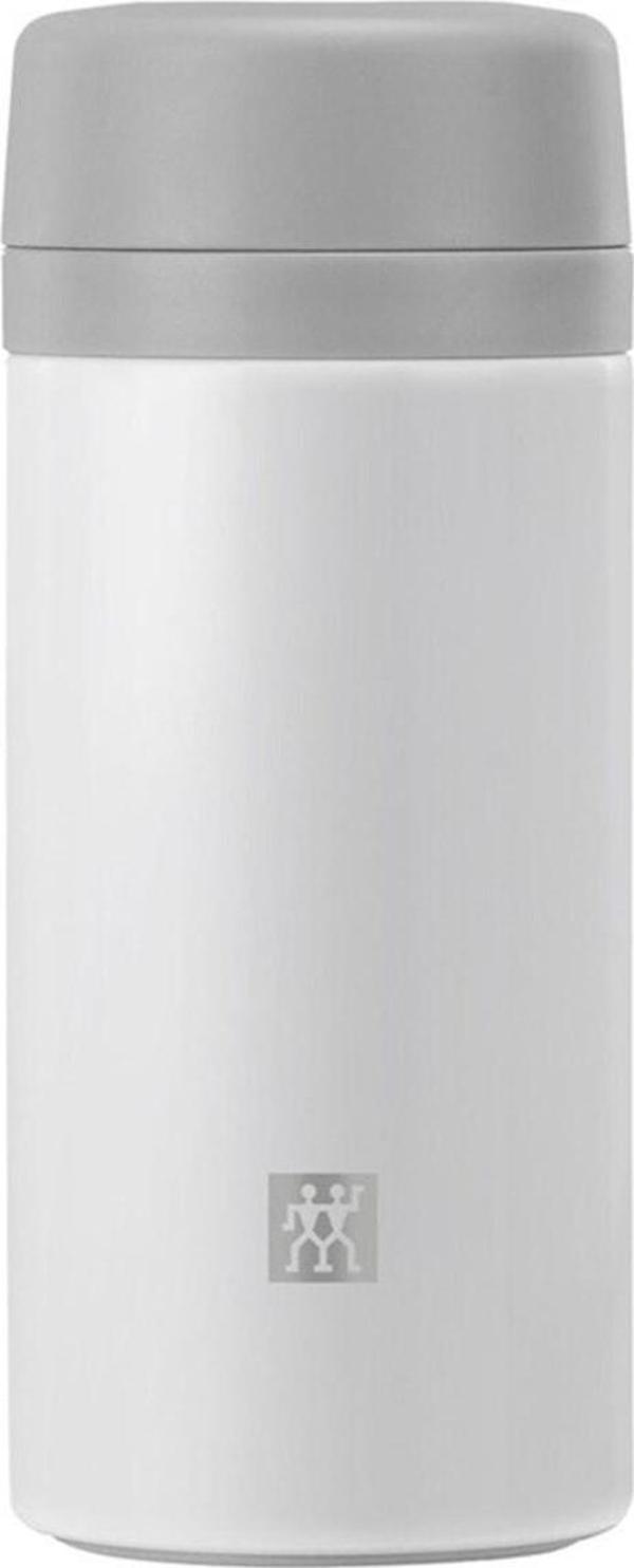 Zwilling Thermo Çay Demlikli Matara, 420 Ml, Beyaz-gri - Image 1