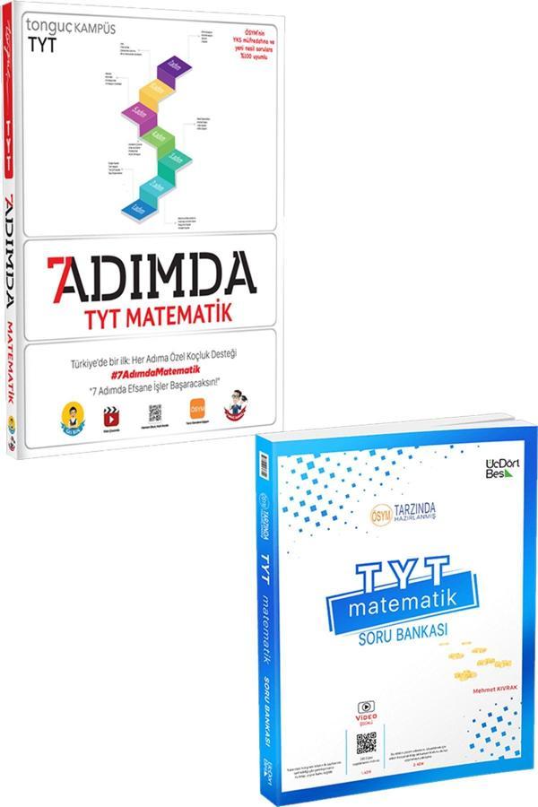 Tonguç Akademi 7 Adımda Tyt Matematik Soru Bankası - Üç Dört Beş Yayınları Tyt Matematik Soru Bankası - Tonguç Akademi - Image 1