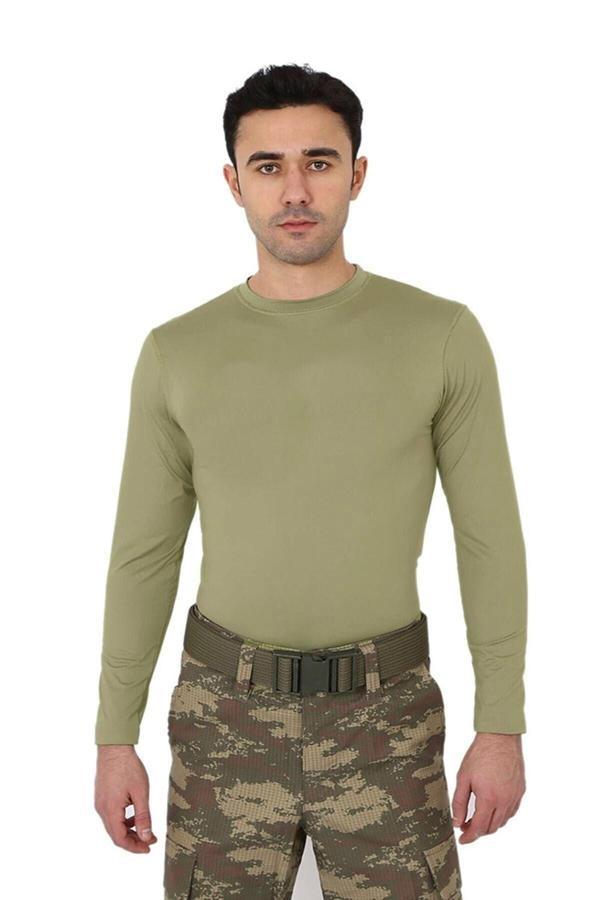 Kordak Nano Yeşili Micro Uzun Kol Asker Tişörtü - Askeri Malzeme XL - Image 1