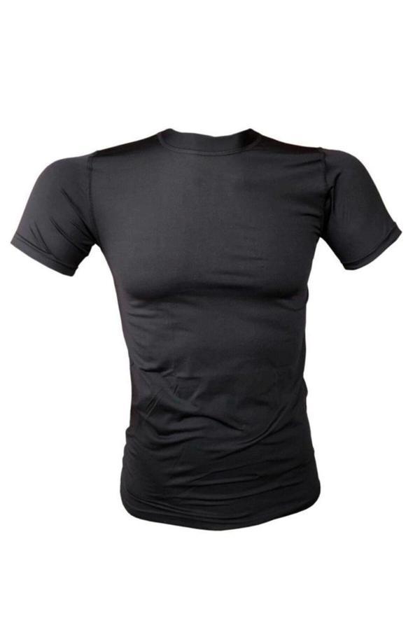 Flaş Erkek Askeri Termal Microfiber Kısa Kol Siyah Tişört 2XL - Image 1