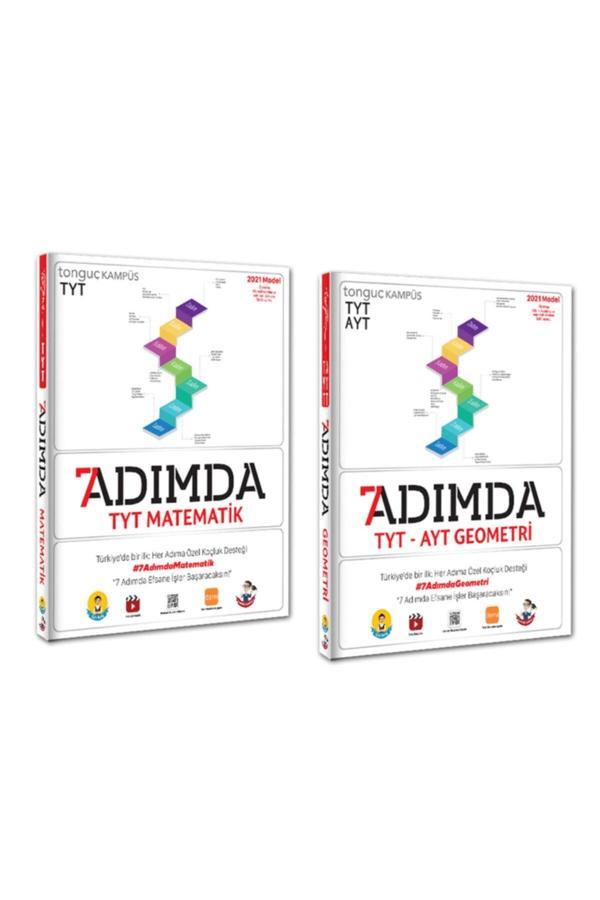 Tonguç Yayınları Tyt 7 Adımda Matematik - Geometri Soru Bankası Seti 2 Kitap - Tonguç Yayınları - Image 1
