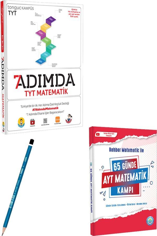Tonguç Yayınları 7 Adımda Tyt Matematik Soru Bankası - Rehber Matematik 65 Günde Ayt Matematik Kampı - Tonguç Yayınları - Image 1