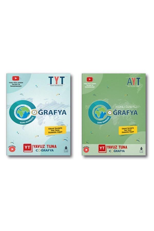 Tonguç Yayınları Yavuz Tuna Tyt Ayt Coğrafya Konu Özetli Soru Bankası Seti 2 Kitap - Tonguç Yayınları - Image 1