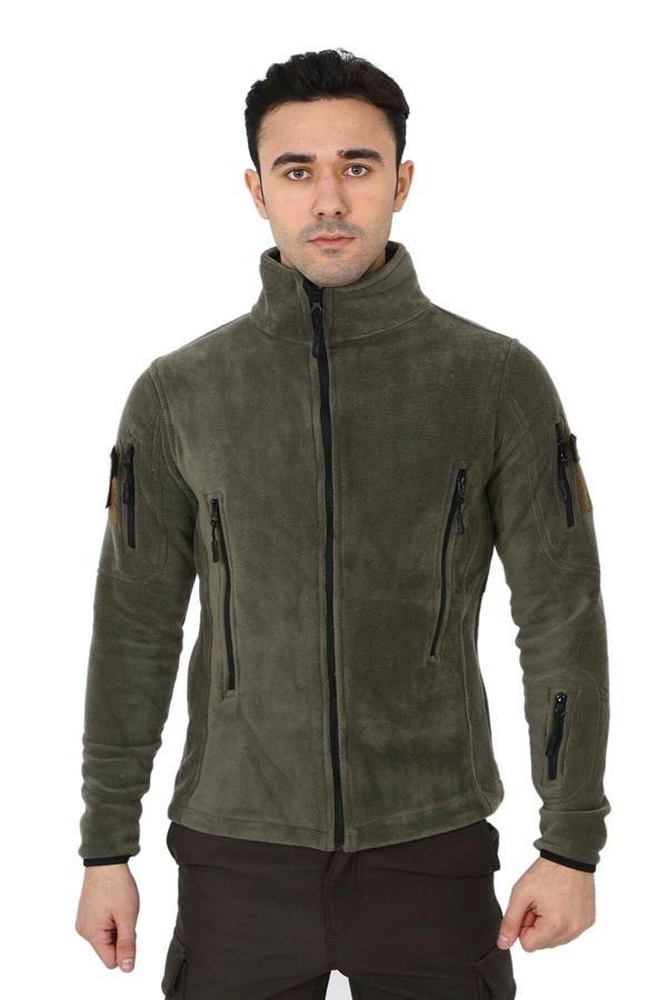 Kordak Haki 5 Cepli Polar Hırka S - Image 1