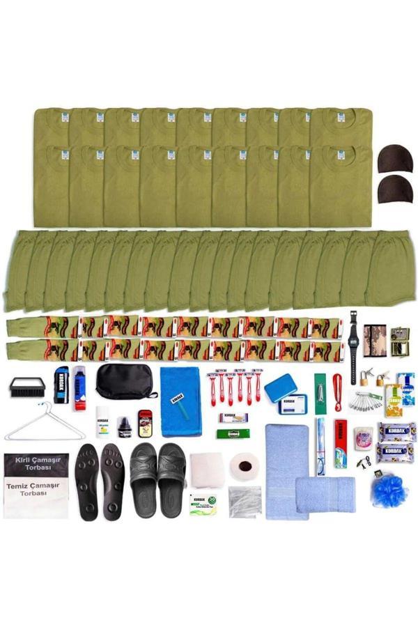 Kordak 18'Li Her Şey Dahil Bedelli Asker Seti - Acemi Bedelli Askerlik Seti 2XL - Image 1