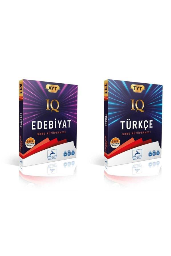Paraf Yayınları Tyt Iq Türkçe Soru Kütüphanesi Ayt Iq Edebiyat Soru Kütüphanesi 2 Li Set - Paraf Yayınları - Image 1