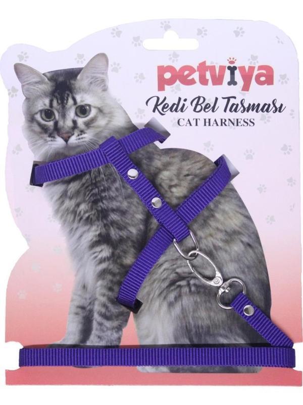 Petviya Kedi Gögüs (Bel) Tasmasi Mor - Image 1