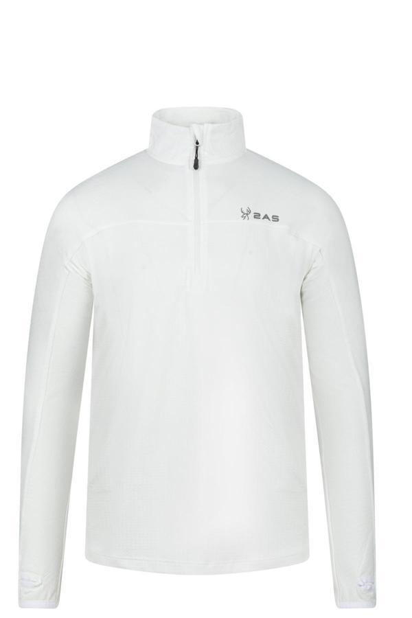 2AS Kolima Yarım Fermuarlı Sweatshirt Erkek Beyaz - Image 1