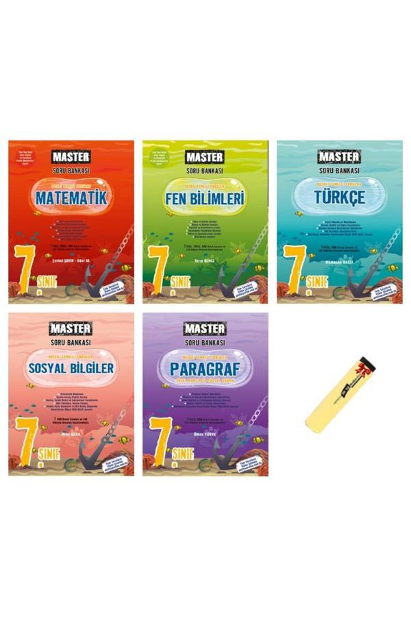 Okyanus Yayınları 7. Sınıf Master Matematik Fen Türkçe Sosyal Ve Paragraf 5Li Soru Bankası Seti - Okyanus Yayıncılık - Image 1