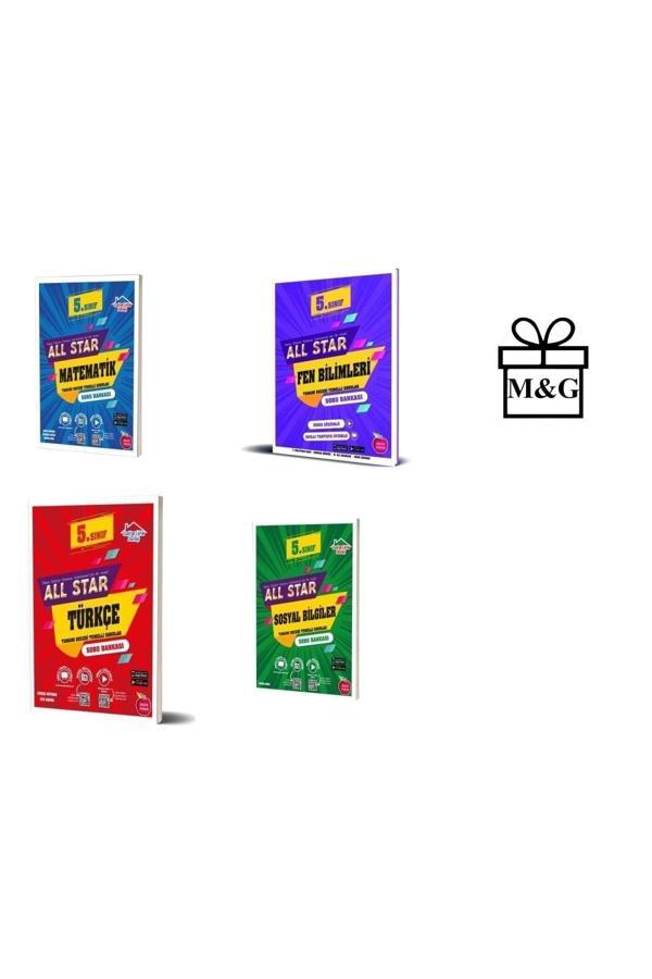 Newton Yayınları 5. Sınıf All Star Matematik Fen Bilimleri Türkçe Sosyal Bilimler Soru Bankası - Newton Yayınları - Image 1