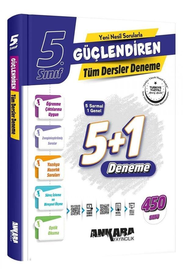 Ankara Yayıncılık 5 1 5.Sınıf Güçlendiren Tüm Dersler Denemeleri - Ankara Yayıncılık - Image 1