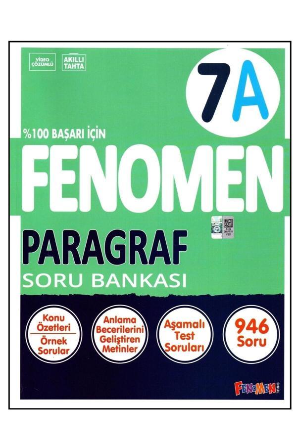 Fenomen Yayıncılık Fenomen 7. Sınıf Paragraf Soru Bankası (A) - Fenomen Yayıncılık - Image 1