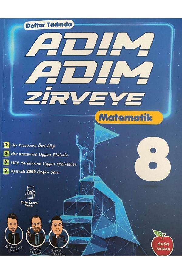 Newton Yayınları 2024 Adım Adım Zirveye 8.Sınıf Matematik Yeni Nesil Defter Tadında - Newton Yayınları - Image 1