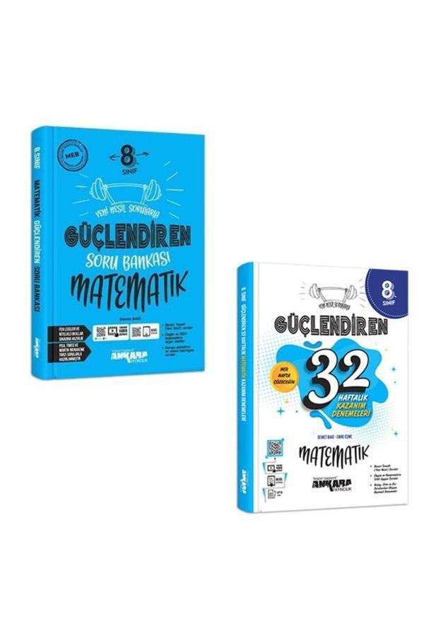 Ankara Yayıncılık 8. Sınıf Matematik Güçlendiren Soru Bankası Ve 32 Haftalık Kazanım Denemeleri - Ankara Yayıncılık - Image 1