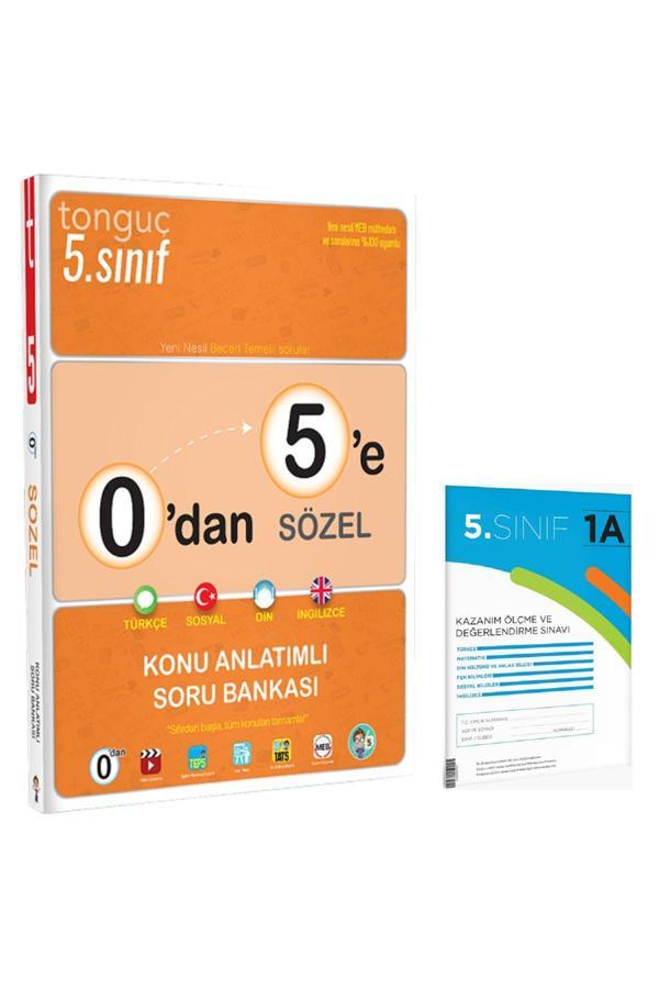 Tonguç Yayınları 5. Sınıf 0'Dan 5'E Sözel Konu Anlatımlı Soru Bankası (1 Kitap+1 Deneme) - Tonguç Yayınları - Image 1