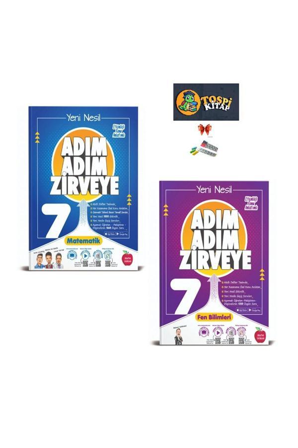 Newton Yayınları 7.Sınıf Adım Adım Matematik + Fen Bilimleri Soru Bankası - Newton Yayınları - Image 1