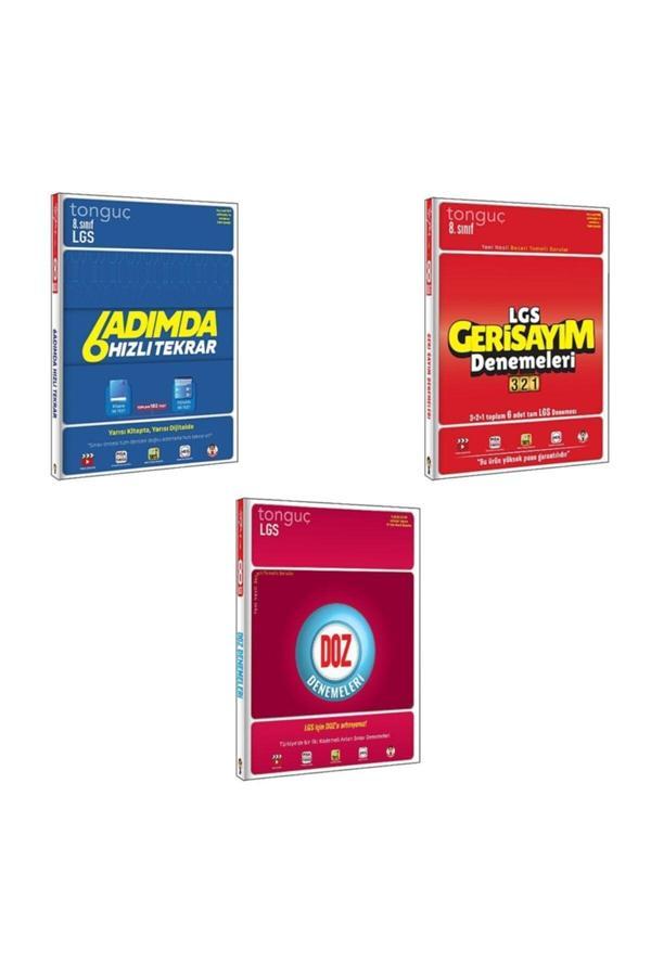 Tonguç Yayınları Lgs 6 Adımda Hızlı Tekrar + Doz Denemeleri + Geri Sayım Denemeleri 321 - Tonguç Yayınları - Image 1