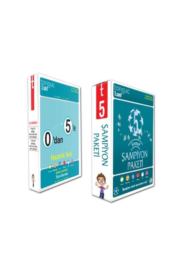 Tonguç Yayınları 5. Sınıf Şampiyon Paketi Konu Anlatımlı Soru Bankası Full Set 8 Kitap 2022 - Tonguç Yayınları - Image 1