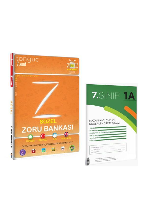 Tonguç Yayınları 7. Sınıf Sözel Zoru Bankası Ve Kazanım Ölçme Ve Değerlendirme Sınavı (2 Adet) - Tonguç Yayınları - Image 1