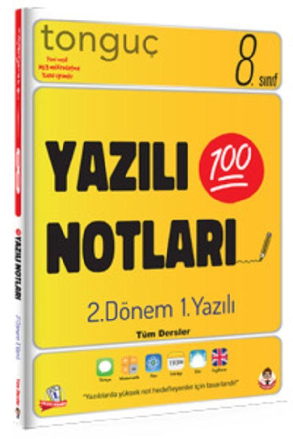 Tonguç Akademi Yayınları 8. Sınıf Yazılı Notları 2. Dönem 1. Yazılı - Tonguç Akademi - Image 1