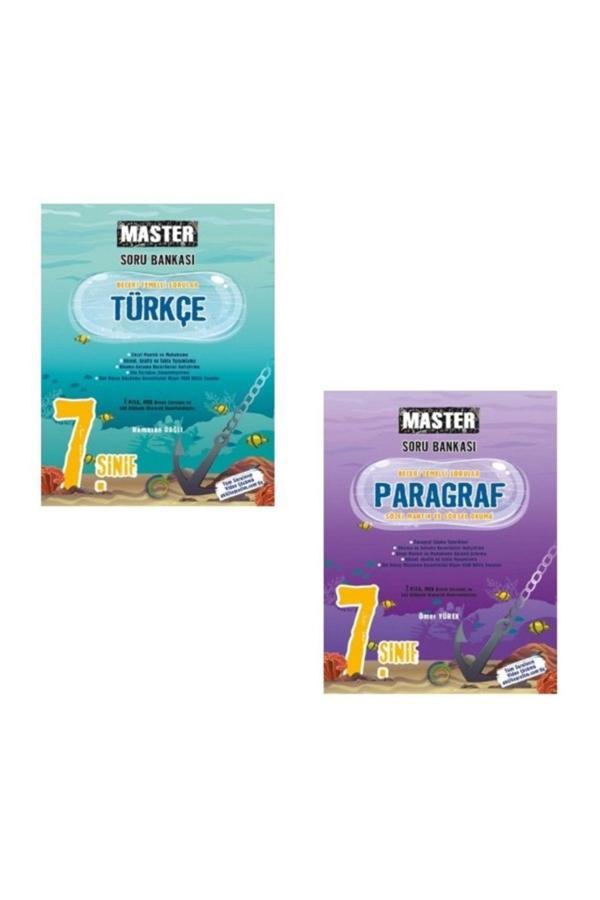 Okyanus Yayıncılık 7. Sınıf Master Türkçe Soru Bankası + Master Paragraf Soru Bankası Seti (2 Kitap) - Okyanus Yayıncılık - Image 1