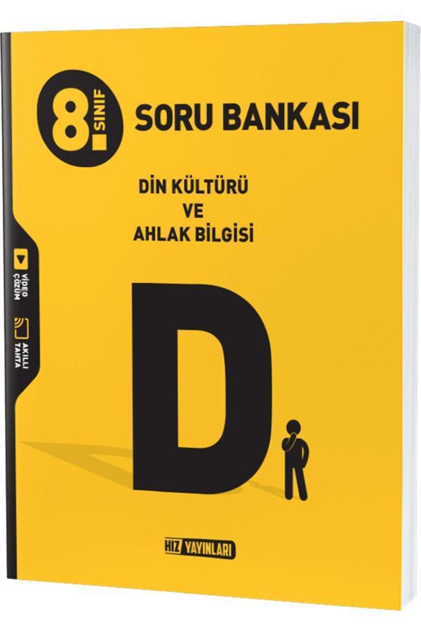 Hız Yayınları Yayınları 8. Sınıf Din Kültürü Ve Ahlak Bilgisi Soru Bankası (9786258394443) - Hız Yayınları - Image 1