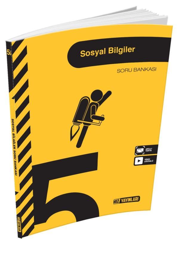 Hız Yayınları Hızyayınları 5. Sınıf Sosyal Bilgiler Soru Bankası - Hız Yayınları - Image 1