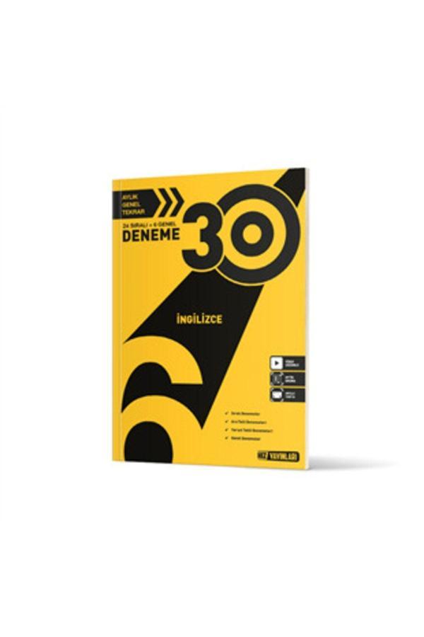 Hız Yayınları Hız Yayıncılık 6. Sınıf Ingilizce 30 Lu Deneme+Dokunmatik Kalem - Hız Yayınları - Image 1