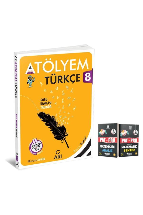 Arı Yayınları 8. Sınıf Türkçemino Türkçe Atölyem Ve Curious&Genius 8.Sınıf Pat-Pro Matematik Seti - Arı Yayıncılık - Image 1